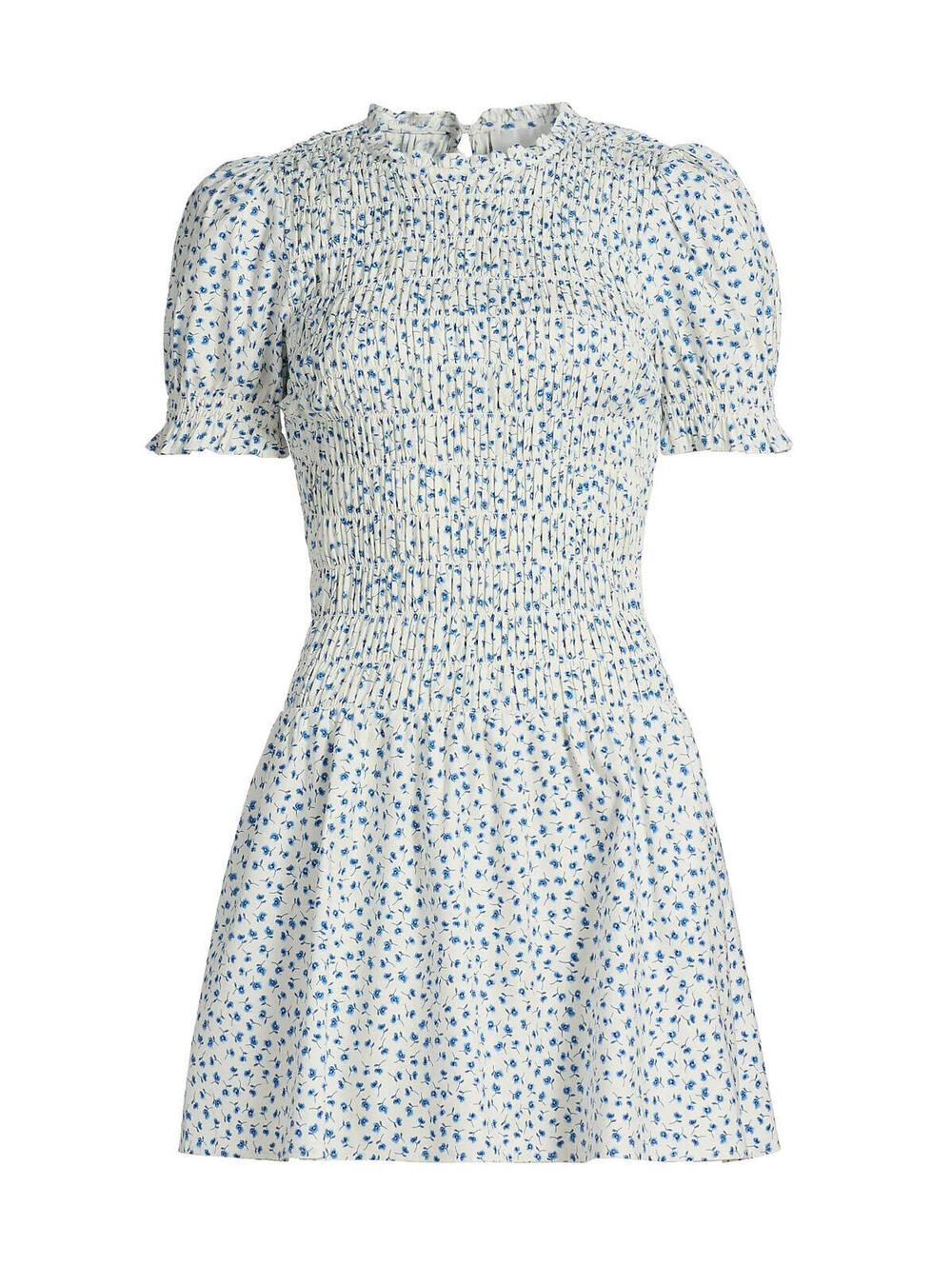 NEW, Reformation Leannah Floral Smocked Minidress in Hanna Sz 12 #MD1918